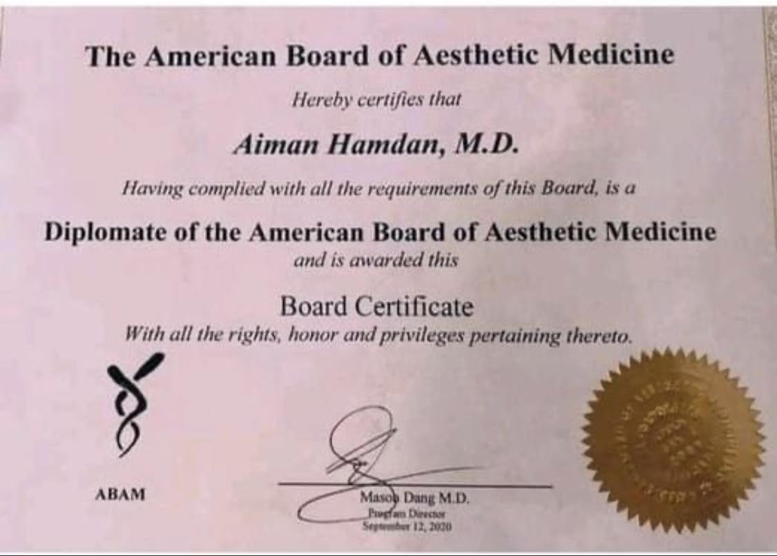 Dr. Aiman Hamdan Botox